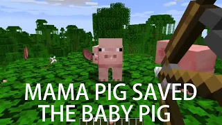 MINECRAFT PIG MUM SAVE BABY PIG Shorts#