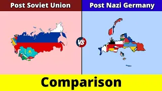 Post Soviet union vs Post Nazi Germany | Post Nazi Germany vs Post Soviet union | Comparison | DD