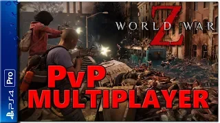 World War Z PvP Multiplayer Gameplay No Commentary | PS4 Pro Let's Play WWZ Co-op Part 1