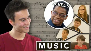 Musician Explains One Concept in 5 Levels of Difficulty ft. Jacob Collier & Herbie Hancock | WIRED