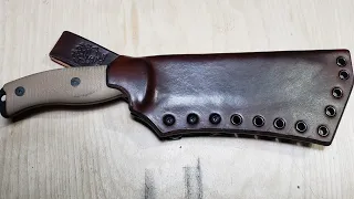 ESEE-6 Custom Leather Over Kydex Sheath