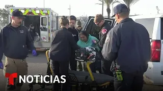 Nuevo incidente en el muro de la frontera: ocho personas caen de su altura en la zona de San Diego