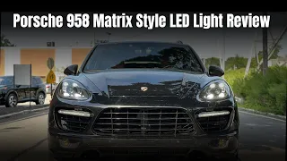 Porsche Matrix Style LED Headlights for 958 Cayenne - Review