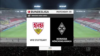 FIFA 23 | VFB Stuttgart vs Borussia Mönchengladbach - Mercedes-Benz Arena | Gameplay