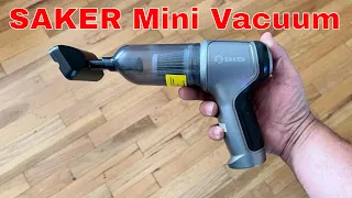 Saker Mini Vacuum Cleaner for Car,3 in 1 Brushless Motor Portable Vacuum Cleaner REVIEW