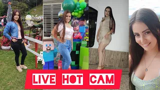 Red Dress Beautiful Cam Girl l Hot Driving Skills