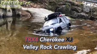 Traxxas TRX4 Jeep Cherokee xj Valley Rock Crawling Trail 4X4 Rc car