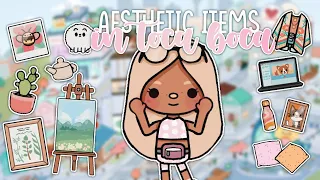 Where To Find AESTHETIC Items In Toca Boca 💗 | *with voice* | Toca Life World