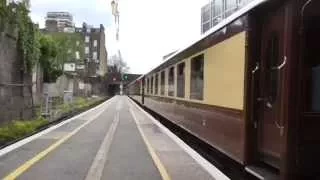 British Pullman (VSOE) leaves London Victoria. May 2015