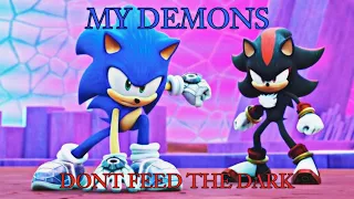 Summary of season 1 and 2 of Sonic Prime with two catchy songs "my demons" and "don't feed the dark"