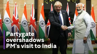 Partygate overshadows Boris Johnson’s visit to India