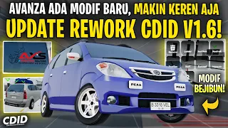 UPDATE REWORK AVANZA JADI KEREN BANGET DI CDID ! BANYAK FITURNYA - Car Driving Indonesia V1.6