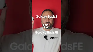 Galaxy BudsFE vs Galaxy Buds2 - 3 DIFFERENCES! #sammobile #samsungmobile #samsunggalaxy #shorts