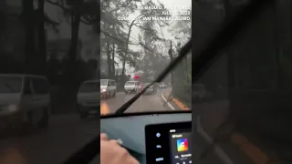 Damage and debris left by typhoon Doksuri in central Philippines city