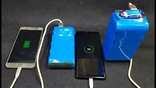 Làm Sạc Dự Phòng Siêu Khủng V2 - Pin 26650 - 20000 vs 40000mah