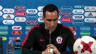 POR v CHI - Claudio Bravo - Chile Post-Match Press Conference