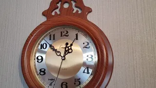 Настенные часы ходики с маятником (53х31 см) [Пластик, Под стеклом]