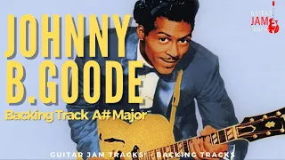 Johnny B. Goode by Chuck Berry Backing Track in A# Major | Guitar Jam Tracks! #backingtrack #guitar