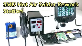 Surface Mount Device (SMD) Hot Air Solder Rework Station 898D