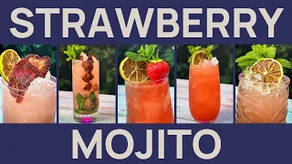 The BEST STRAWBERRY MOJITO & 5 Simple Variations