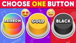 Choose One Button...! Rainbow, Gold or Black 🌈⭐️🖤