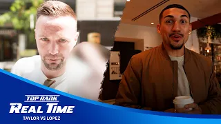 Josh Taylor & Teofimo Arrive In NYC, Taylor Tells Lopez He Is Coming for Him | REAL TIME EP. 1