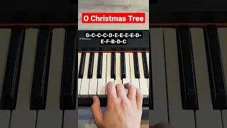 O Christmas Tree - piano tutorial