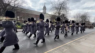 The Band of the Coldstream Guards - Freedom of Chelsea Parade 9th March 2024