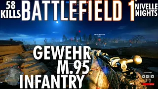 Gewehr M95 Infantry Gameplay - Battlefield 1 Conquest No Commentary