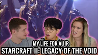 Non-Starcraft Players React to StarCraft II: Legacy of the Void Opening Cinematic | (G-Mineo Reacts)