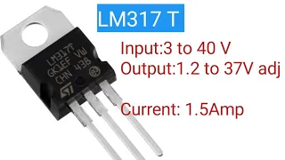 LM317 T testing with Analog Multimeter