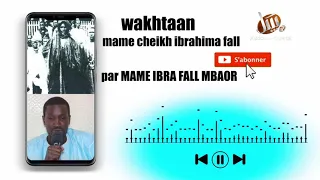 Mame Ibrahima Fall mou S. Cheikh Fall Mbaor waxtaan wou mata teewlu