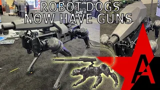 Robot Dogs Equipped with Rifles have been developed by Ghost Robotics for use by the US Military