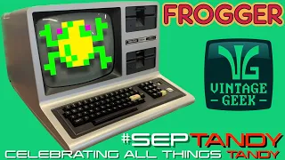 Feeling Froggy with the TRS-80 Model III | #SepTandy