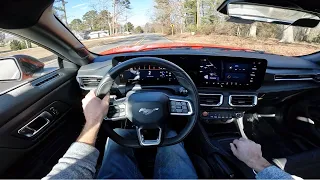 2024 Ford Mustang GT Premium Manual POV Drive, Impressions and ASMR