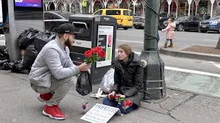 Happy Valentines Day! Sharing Love and Giving Back To The Homeless (4K Video)