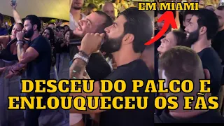 Gusttavo Lima DESCE do PALCO no meio do SHOW em Miami e enlouquece os FÃS