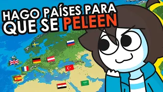 Hago a todos los países pelearse por mi culpa en WORLDBOX