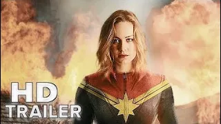 𝐂aptain 𝐌arvel - 𝐓easer 𝐓railer (2019 𝐌ovie) - 𝐁rie 𝐋arson, Marvel omics 𝐂Fanmade)