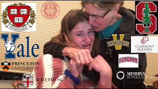 COLLEGE DECISION REACTION 2020-2021 (HARVARD, STANFORD, YALE, PRINCETON, BROWN, MORE!!!)