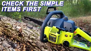 Fixing A Poulan Chainsaw That Won't Start Out Of Storage