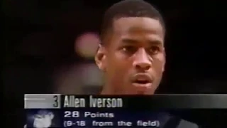 Allen Iverson Georgetown High 40 pts FULL Highlights vs Arizona ! (1996)