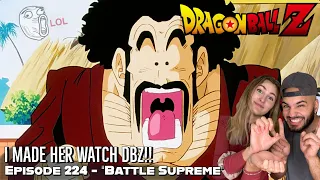 DABURA PREPARES TO FIGHT GOHAN! TRUNKS & GOTEN FIGHT ANDROID 18! Girlfriend's Reaction DBZ Ep. 224