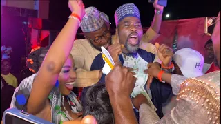 YORUBA ACTORS CELEBRATE IBRAHIM CHATTA AT ENIOLA AJAO MOVIE PREMIERE AFTER PARTY