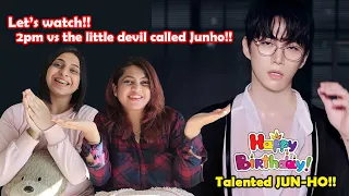 2pm vs the little devil called Junho | Indian Sisters React | HAPPY BIRTHDAY, JUNHO! (2PM) #Junho