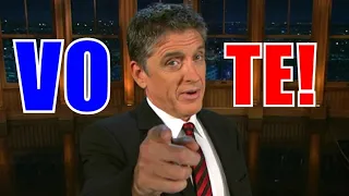 "If you don't vote, you're a moron" - Craig Ferguson, 2008