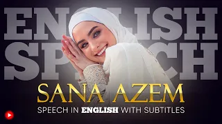 ENGLISH SPEECH | SANA AZEM: Protecting Humanity (English Subtitles)