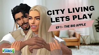 City Living Let's Play EP 1 - Roommate let's play, San Myshuno Apartment Renovation, Sims 4 lp