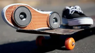 MAGNETIC SHOES VS METAL SKATEBOARD EXPERIMENT