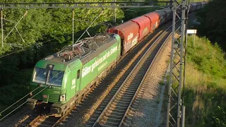 Večerní vlaky Níhov - 6.6.2022 / Trains in the Czech Republic